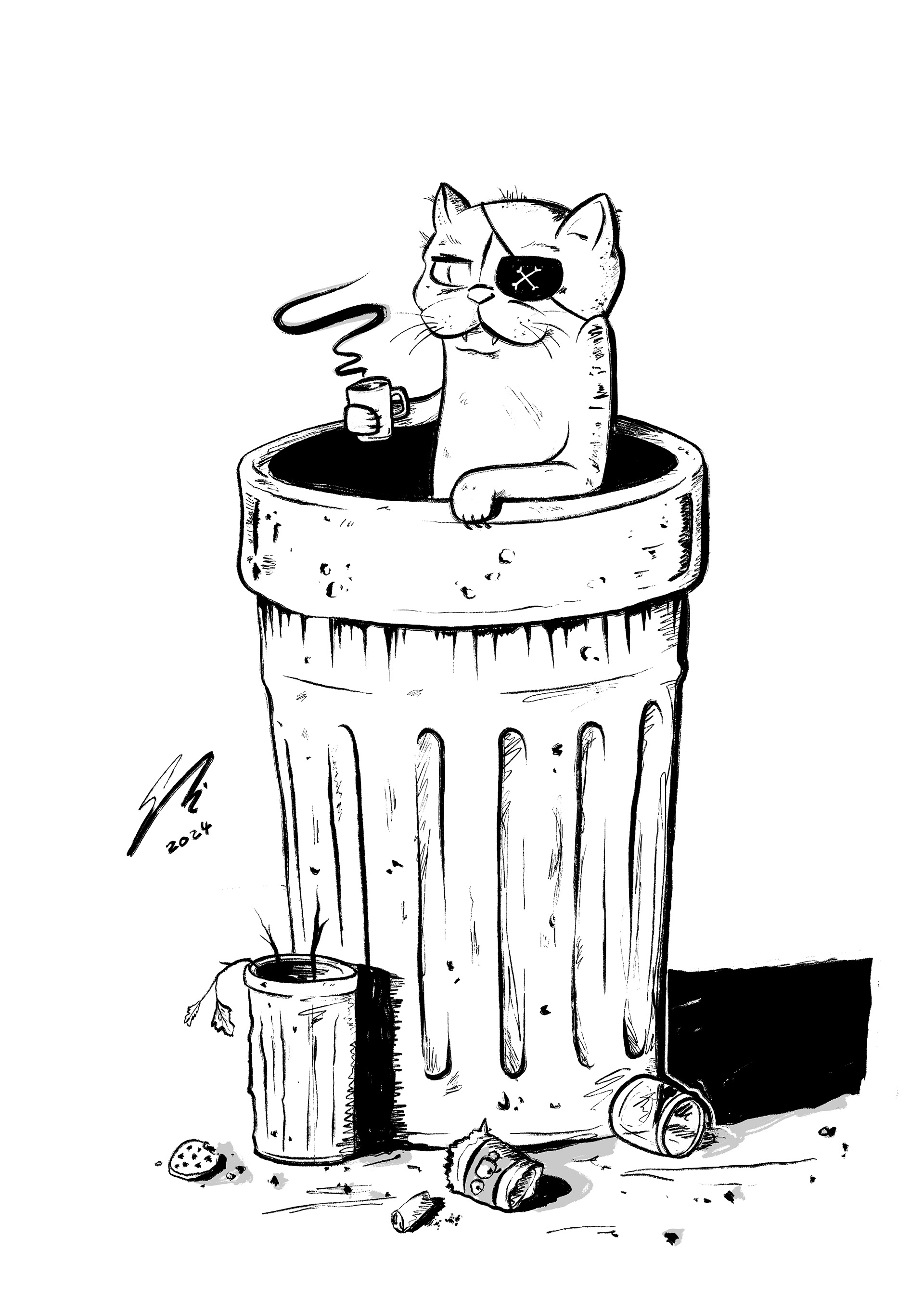 Flower the cat