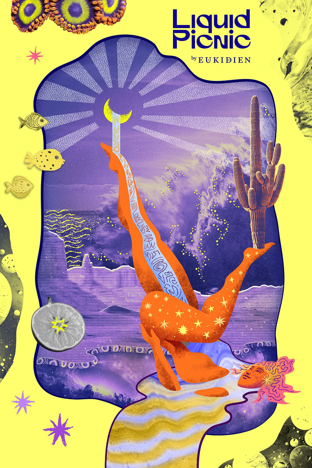 Art Print Illustration – EUKIDIEN | Liquid Picnic