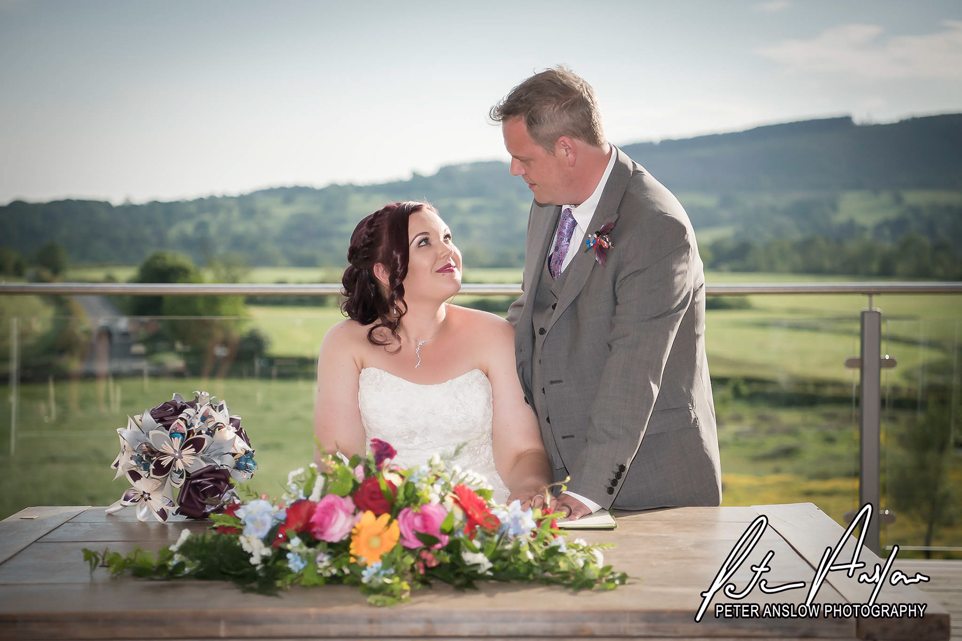 Wedding photography at Bashall Barn