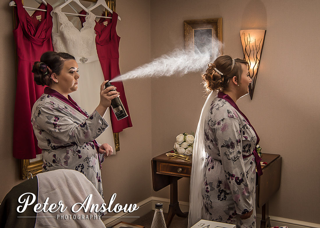 Wedding photography at Hazelwood Castle