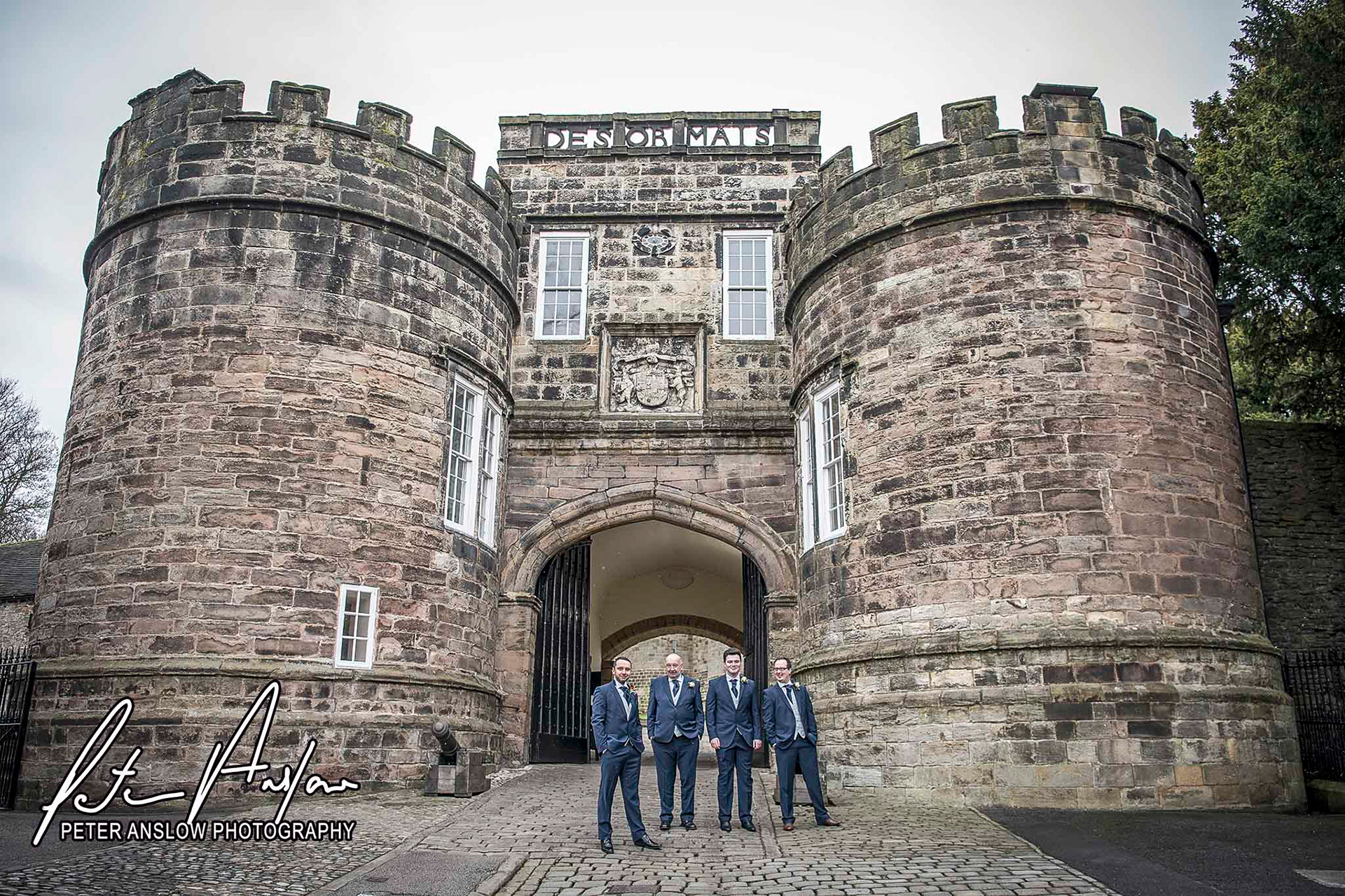 Wedding Photography at Skipton Castle.
