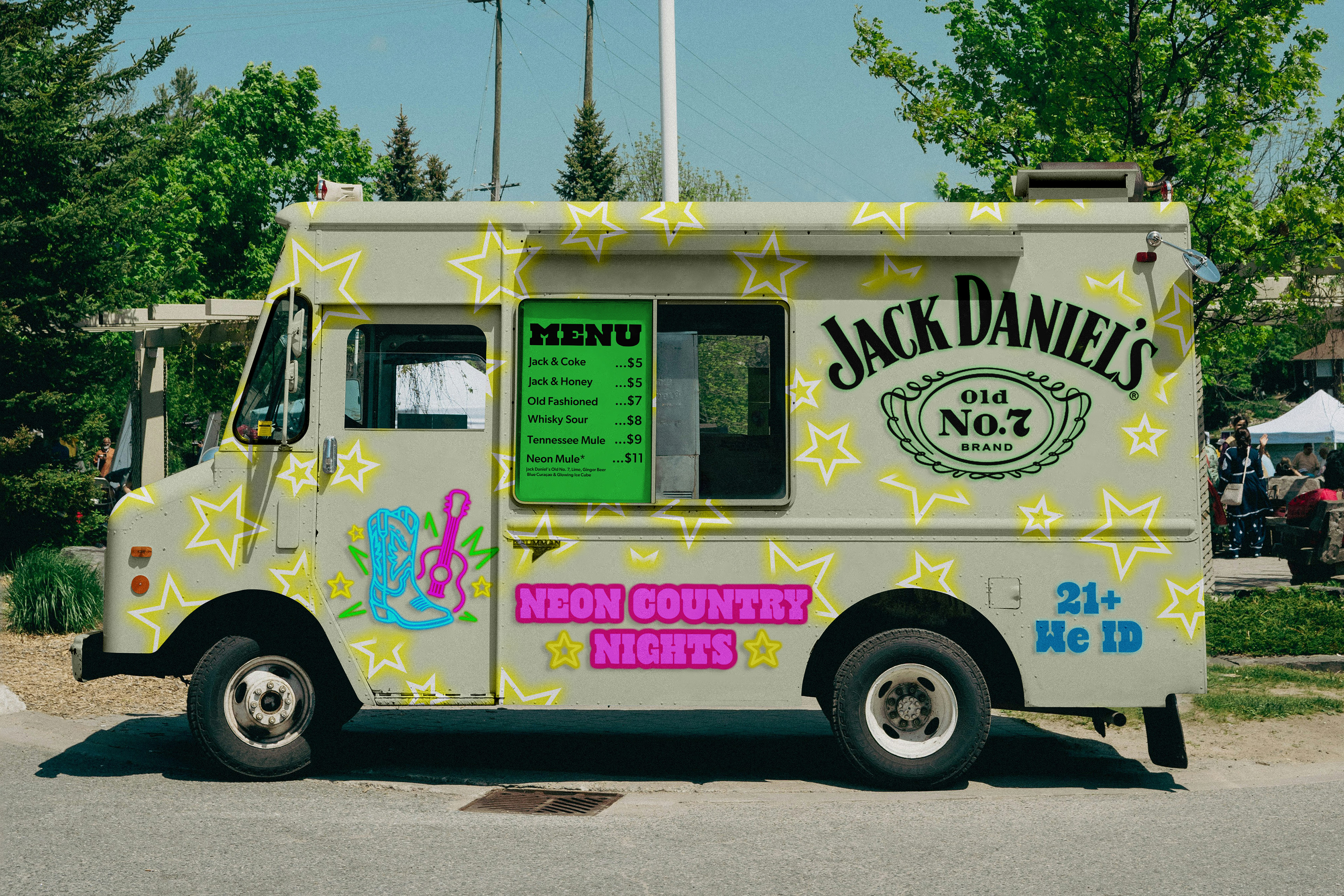 Jack Daniels Sponsor Truck