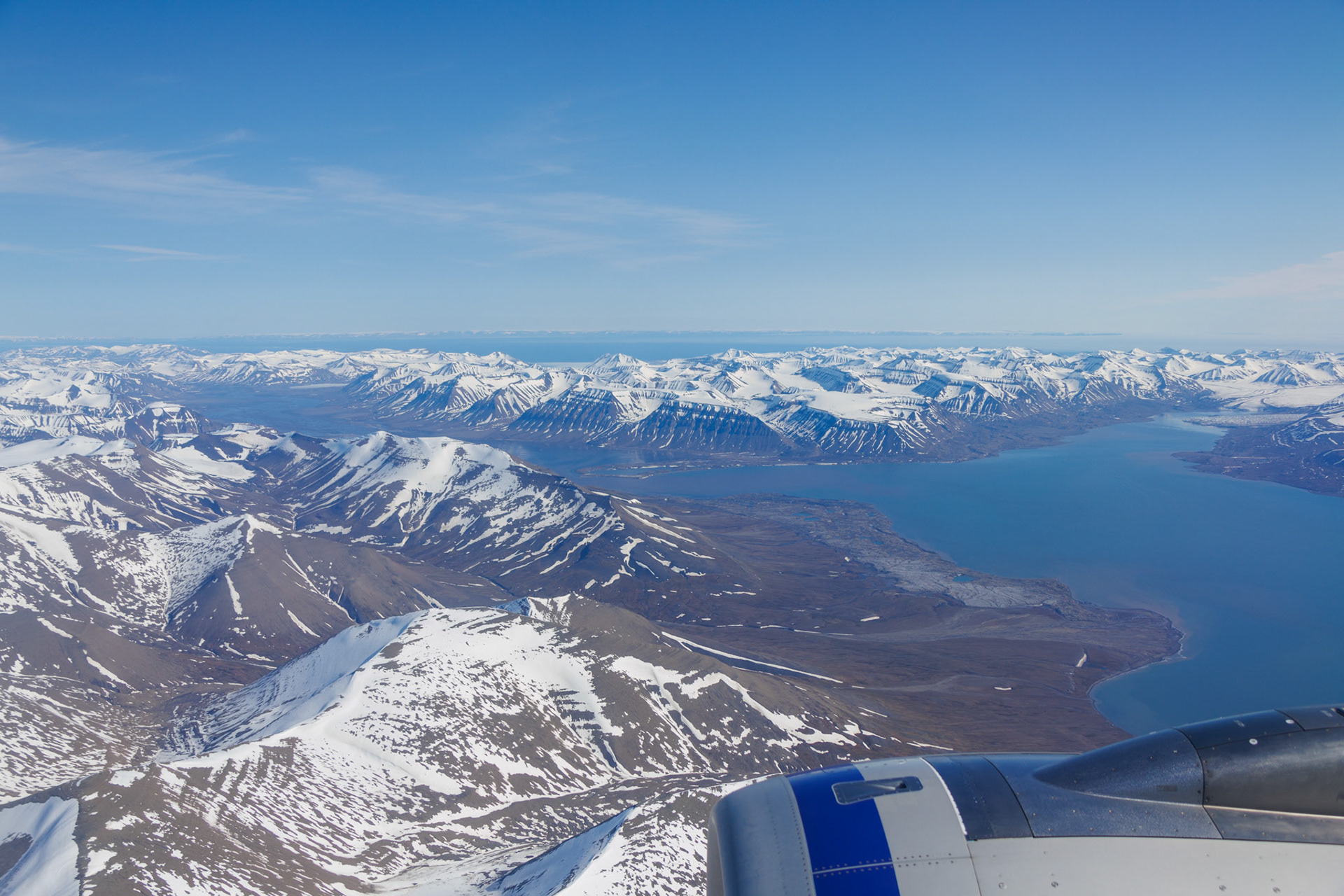 Longyearbyen Anflug