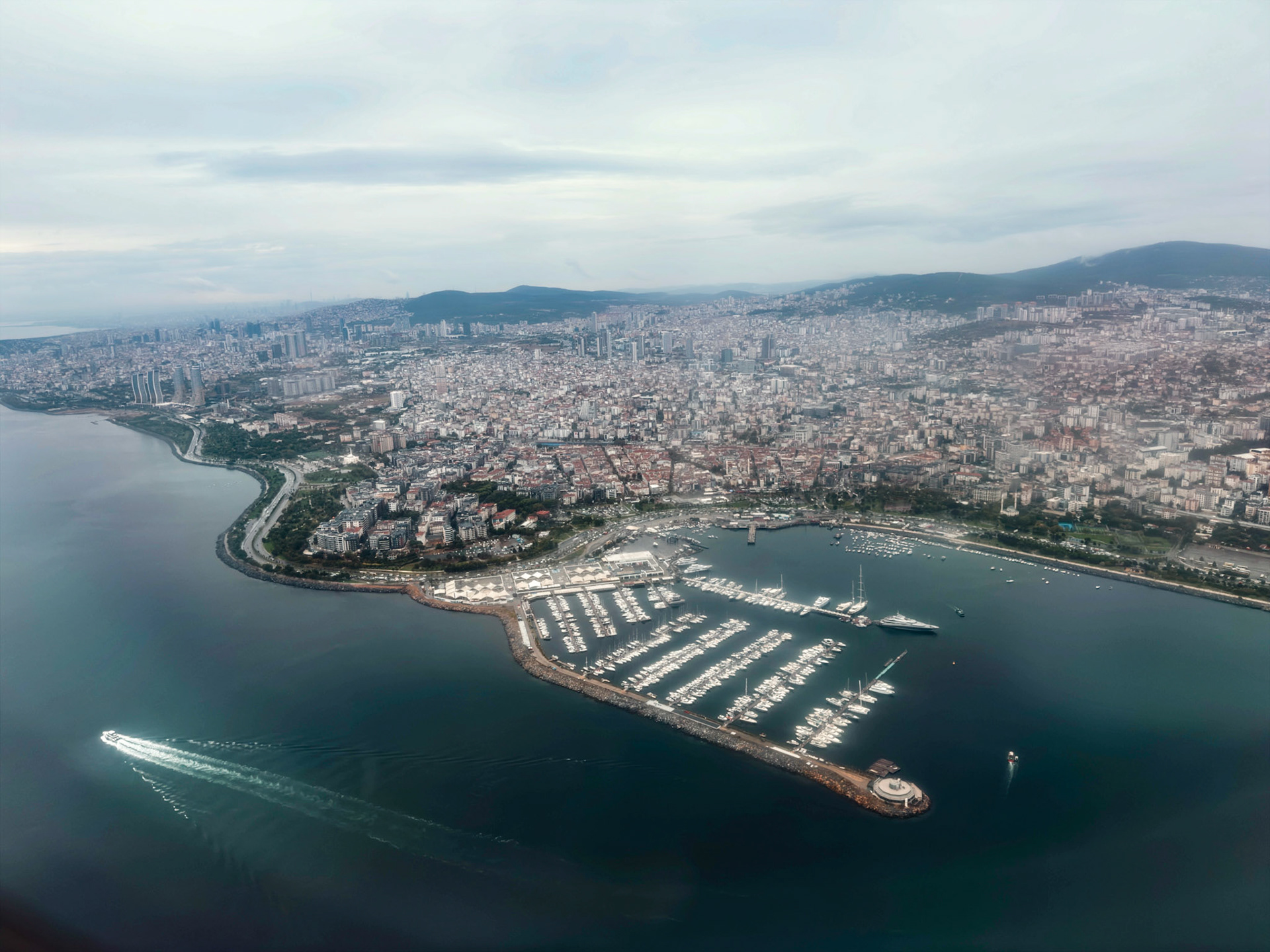 Anflug Istanbul