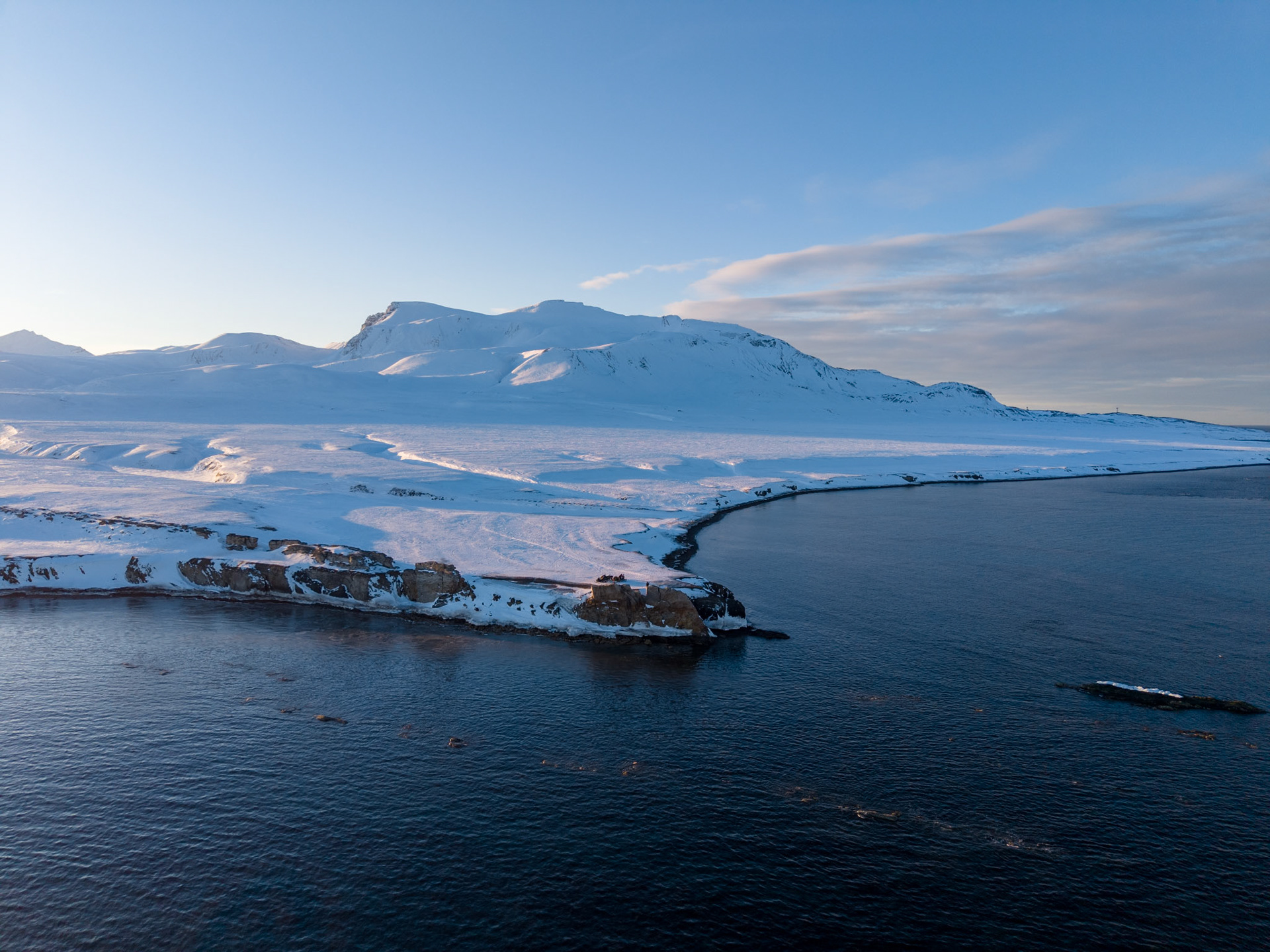 Weg nach Barentsburg