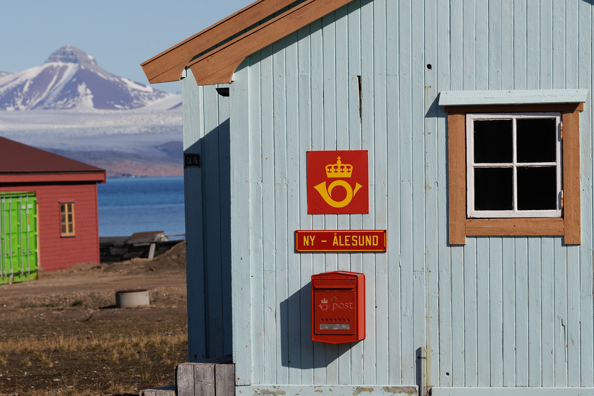 Ny-Ålesund nördlichster Briefkasten