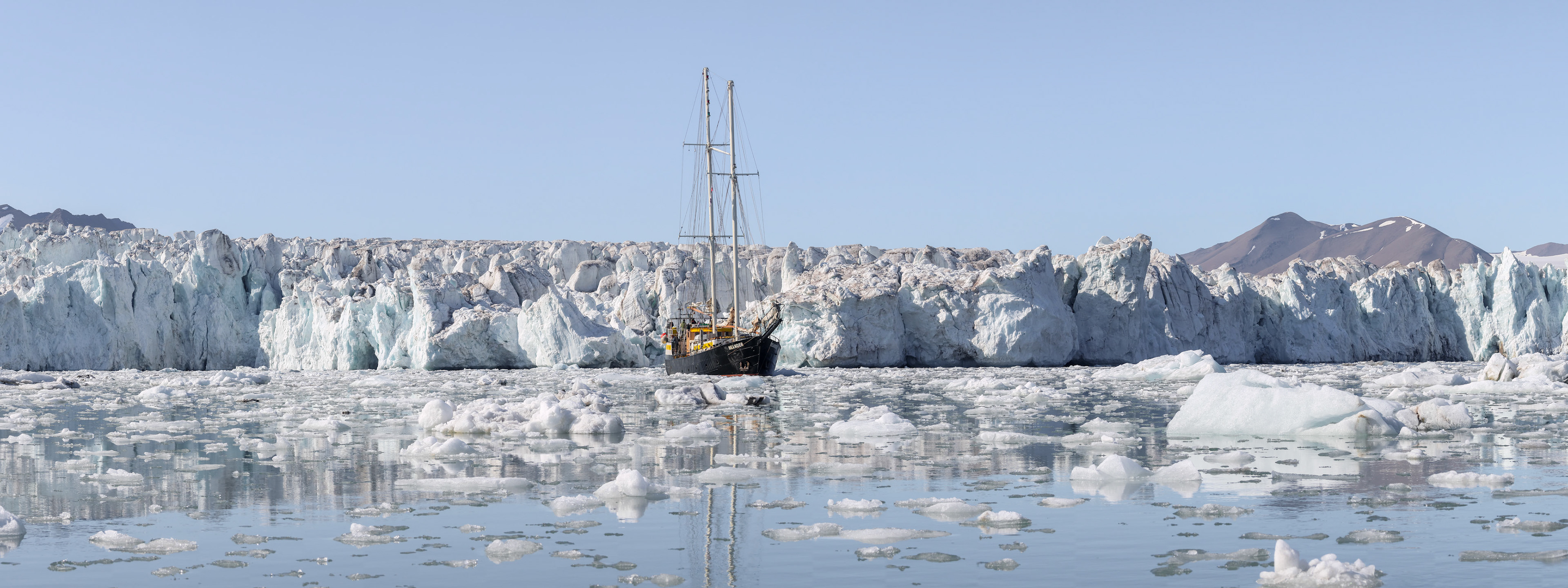 Borebreengletscher Meander
