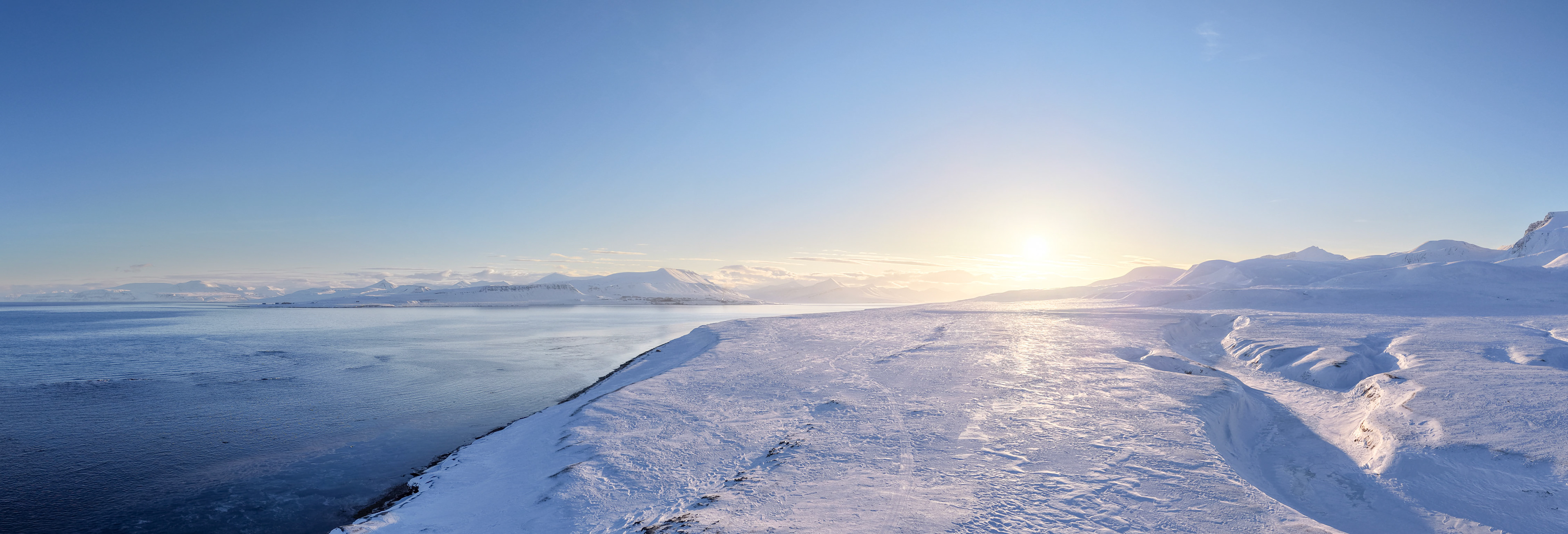 Weg nach Barentsburg