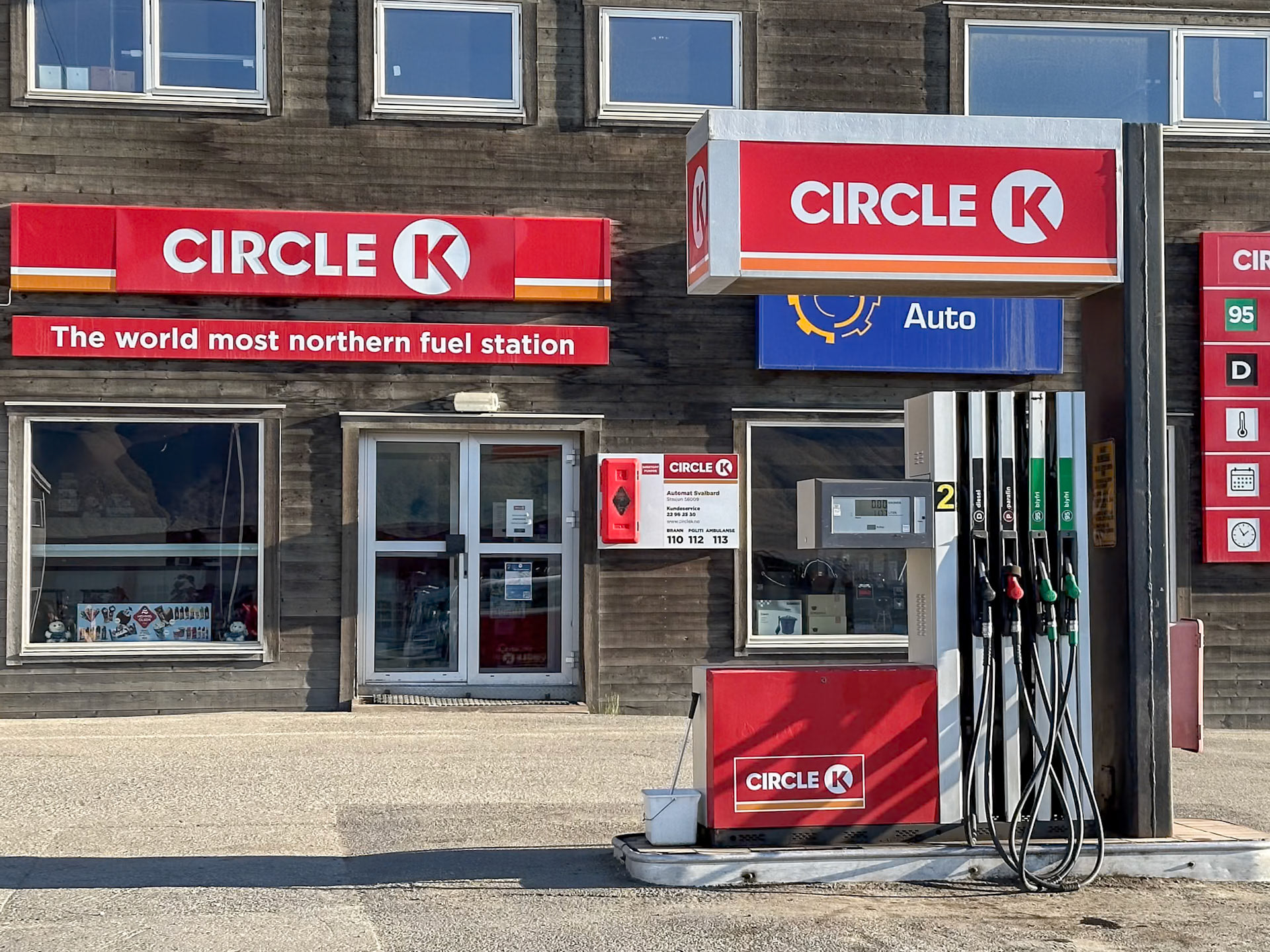Nördlichste Tankstelle
