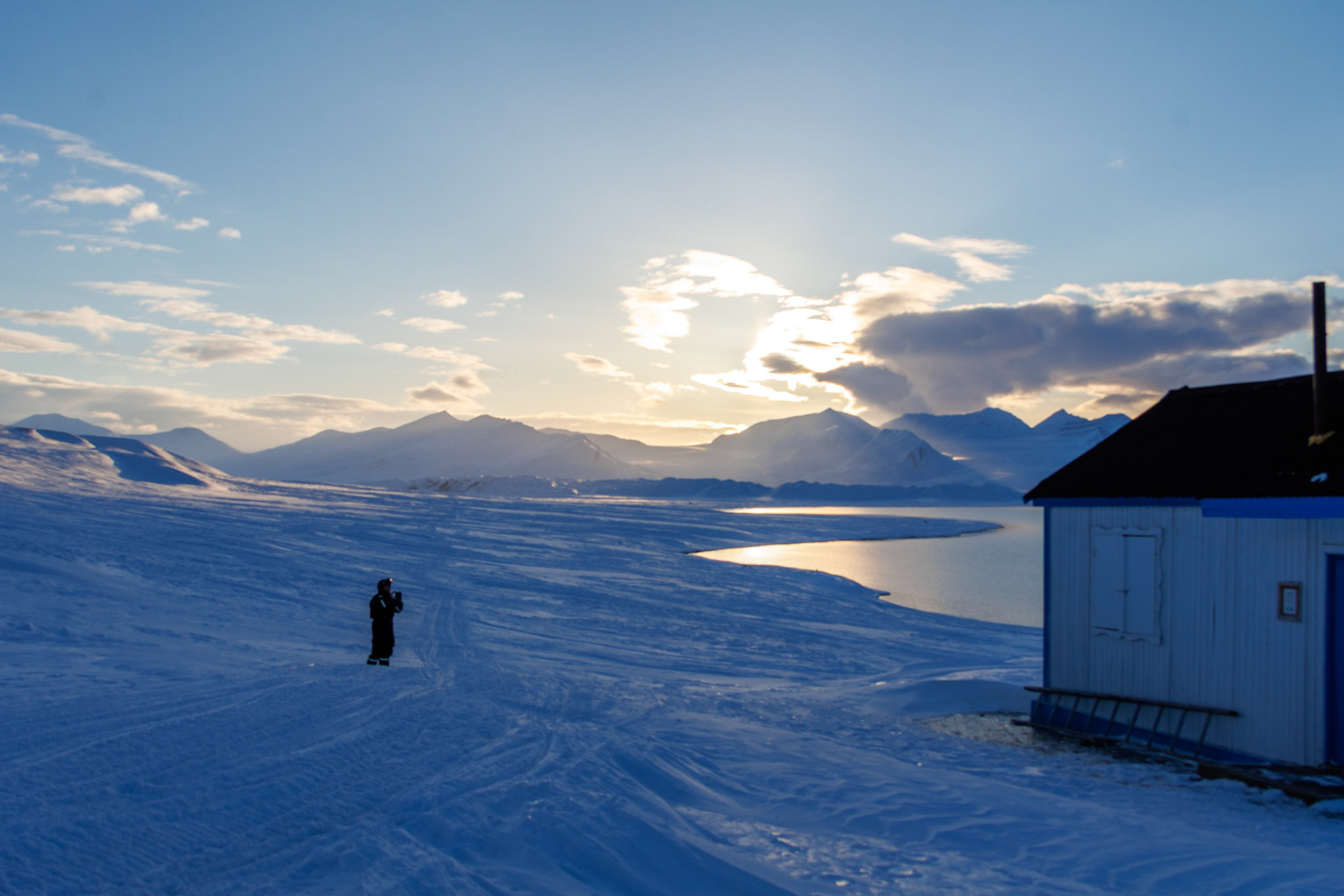 Weg nach Barentsburg