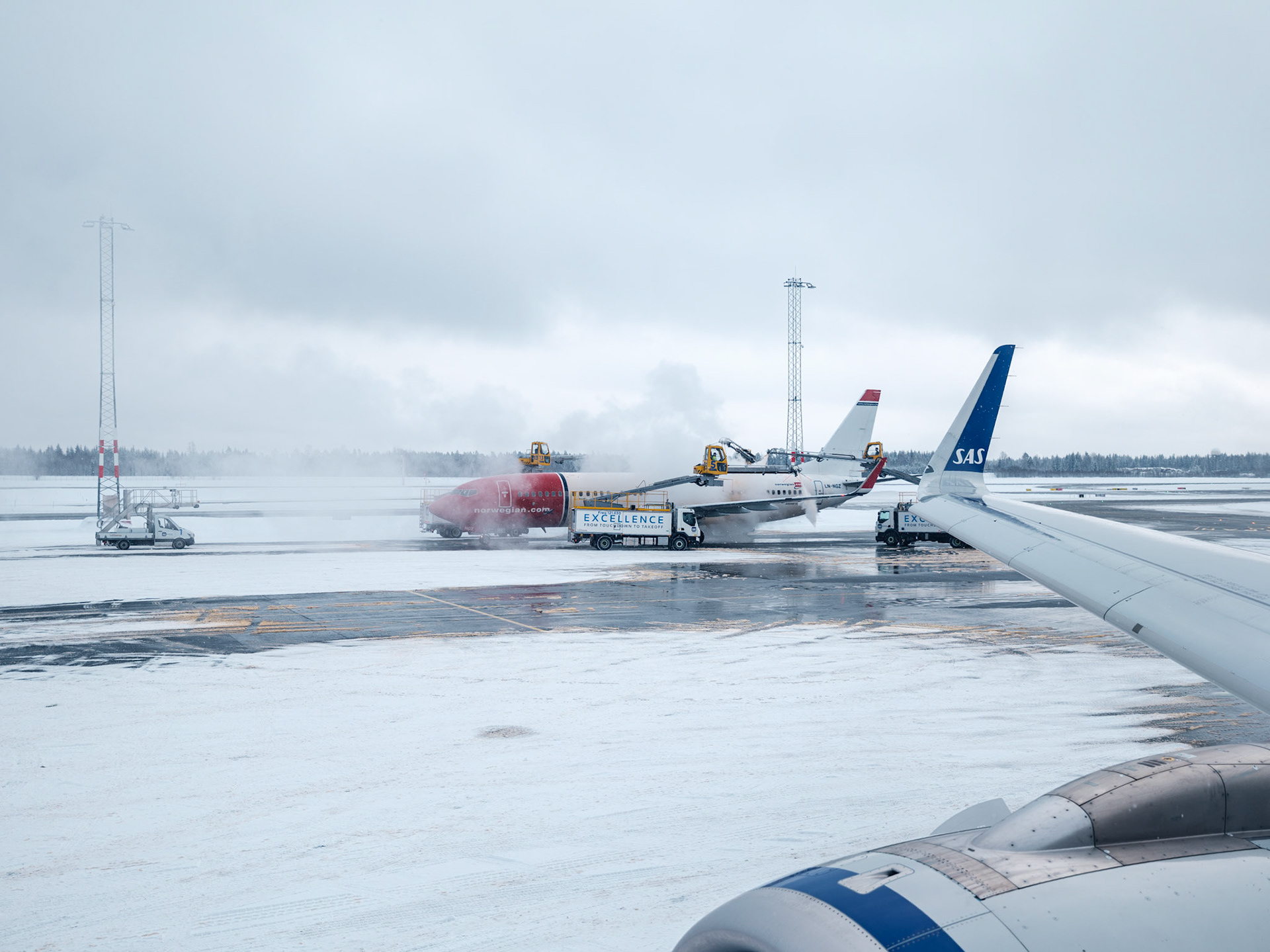 Hinflug FRA - OSL - LYR