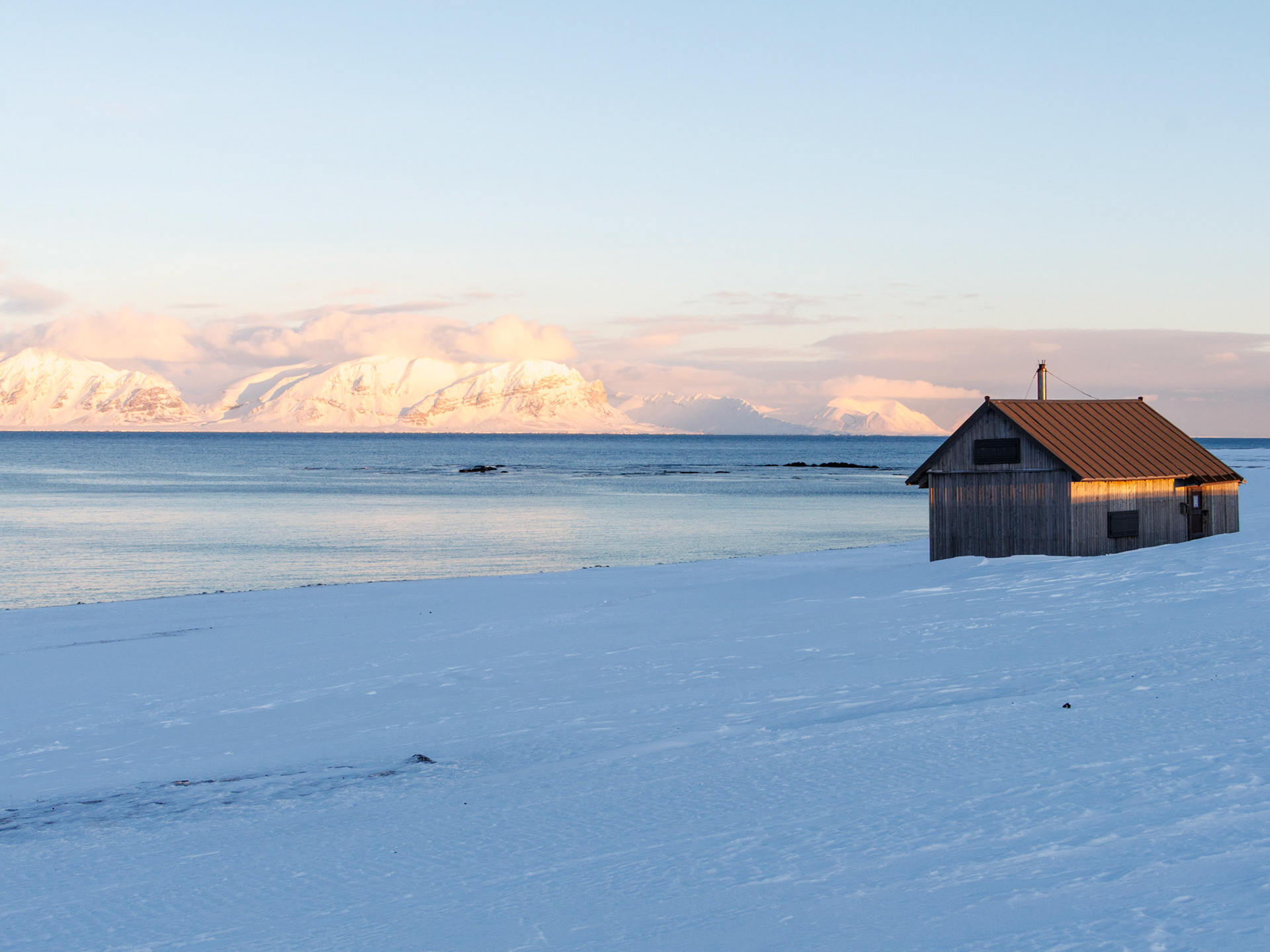 Weg nach Barentsburg