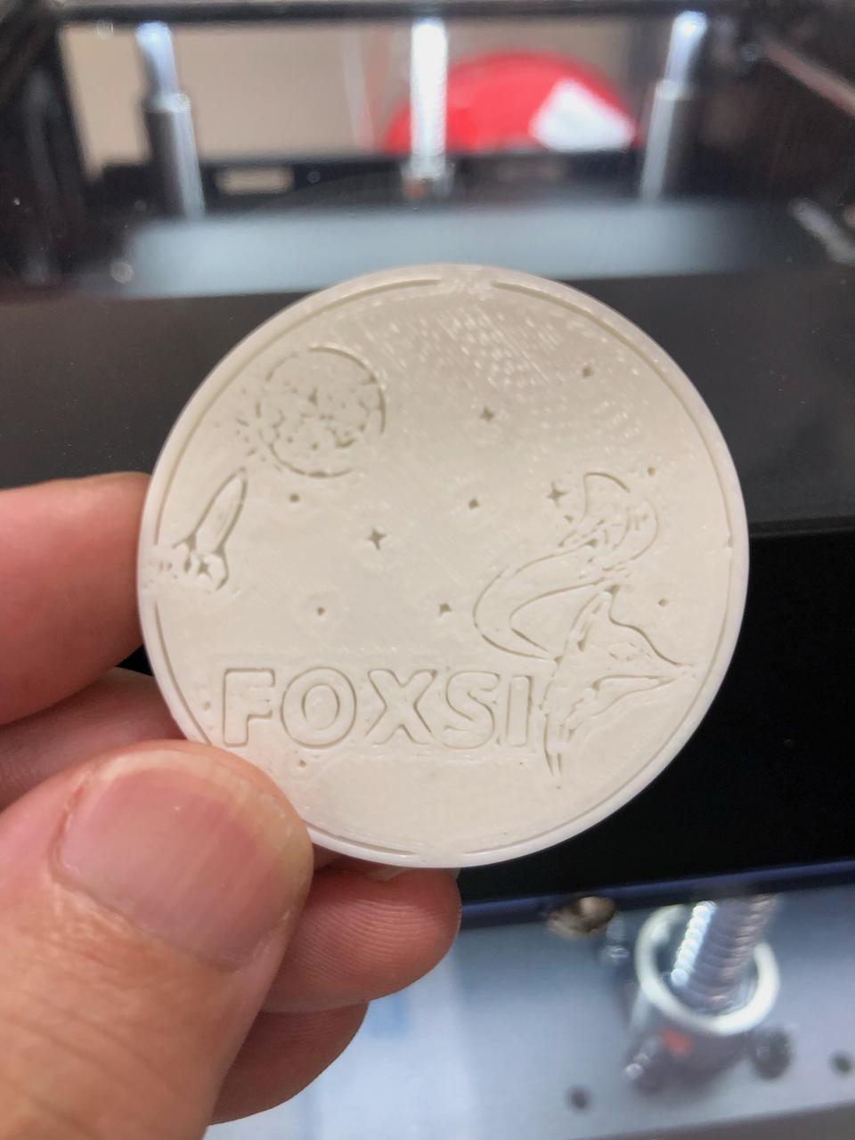 FOXSI-4のロゴメダル(2022/05/23; by RS)
