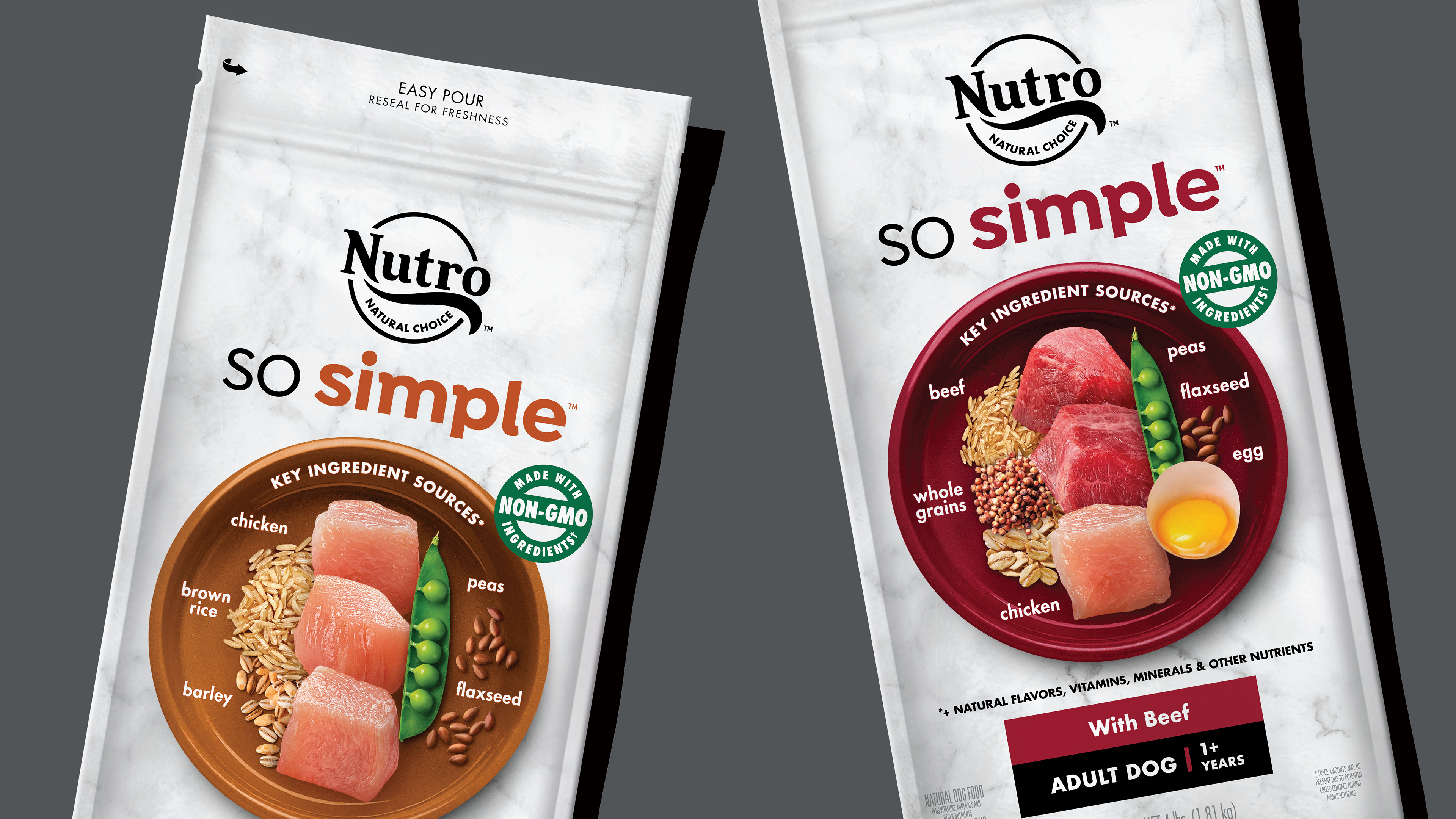 CPG Packaging and Branding Design Nutro So Simple