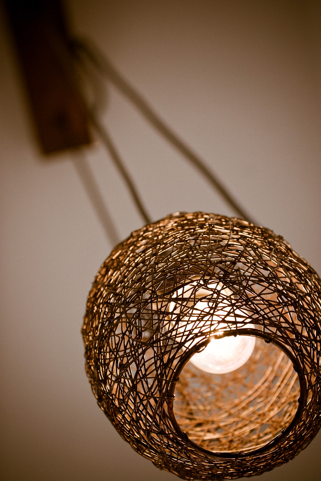 Reclaimed wire baskets a