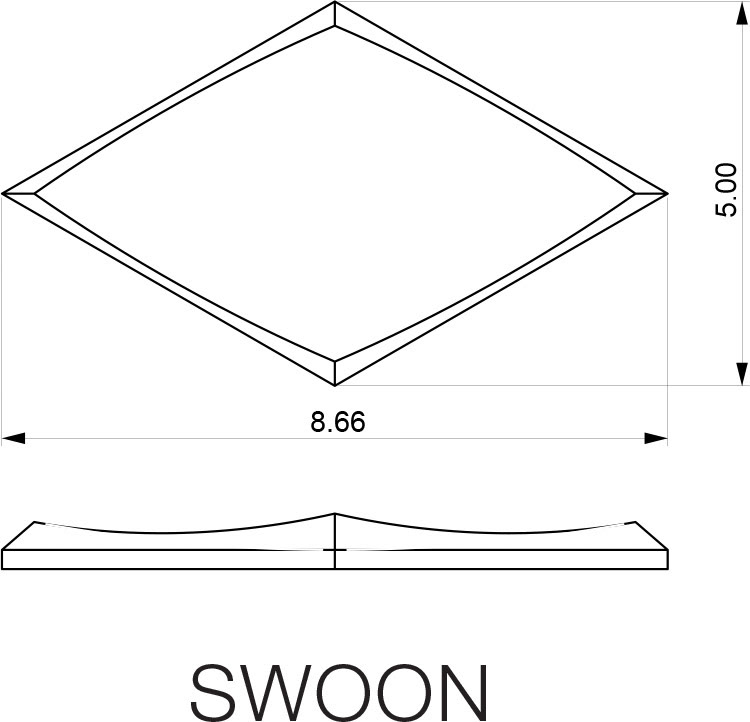 3Form, Swoon MDF tile profile