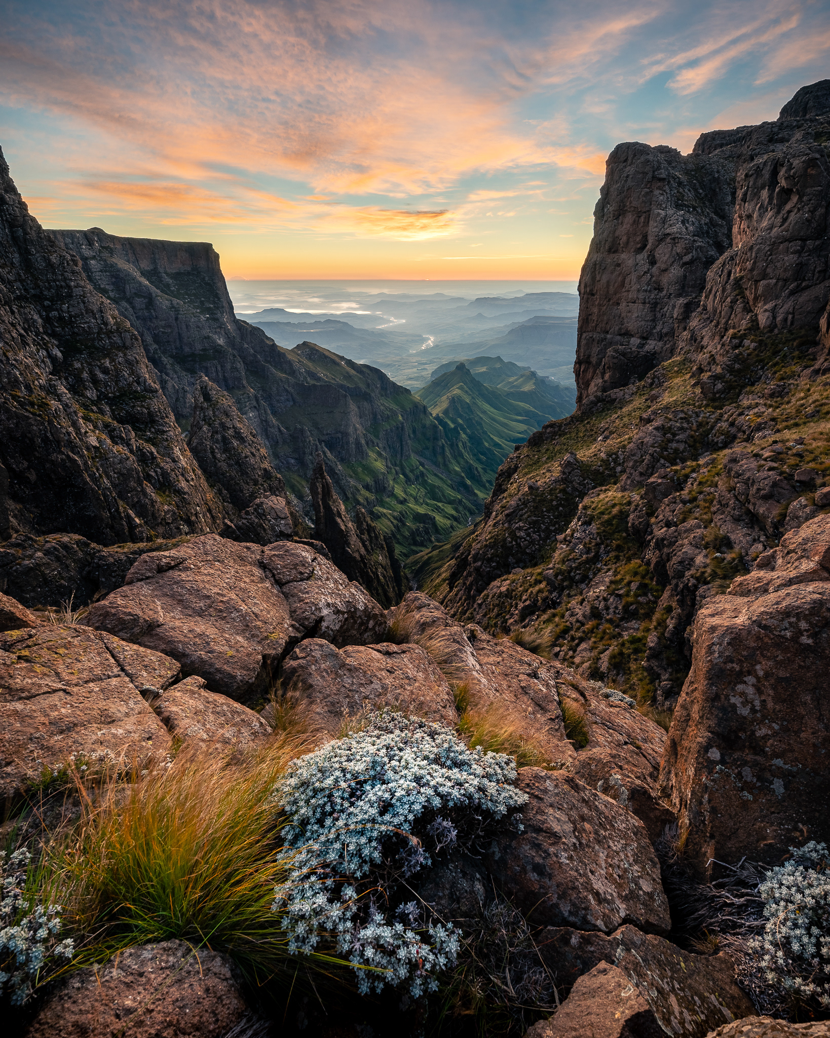 Icidi Pass, Drakensberg, South Africa