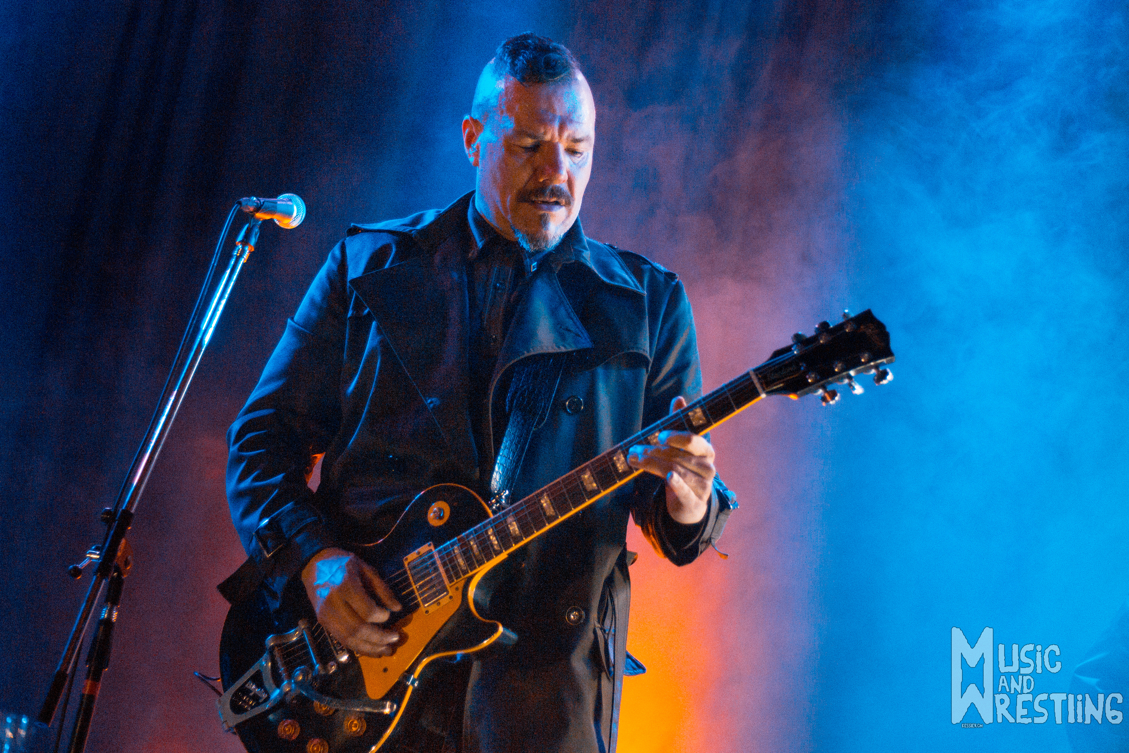 Fernando Ruiz Diaz en la presentación de Vanthra en XLR, San Miguel, Buenos Aires, Argentina, el 22 de septiembre de 2018.