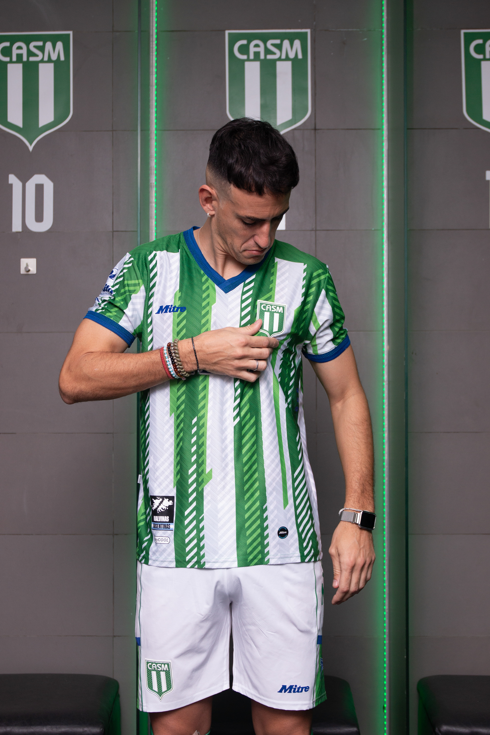 Presentación de la nueva camiseta de San Miguel x Mitre 2026