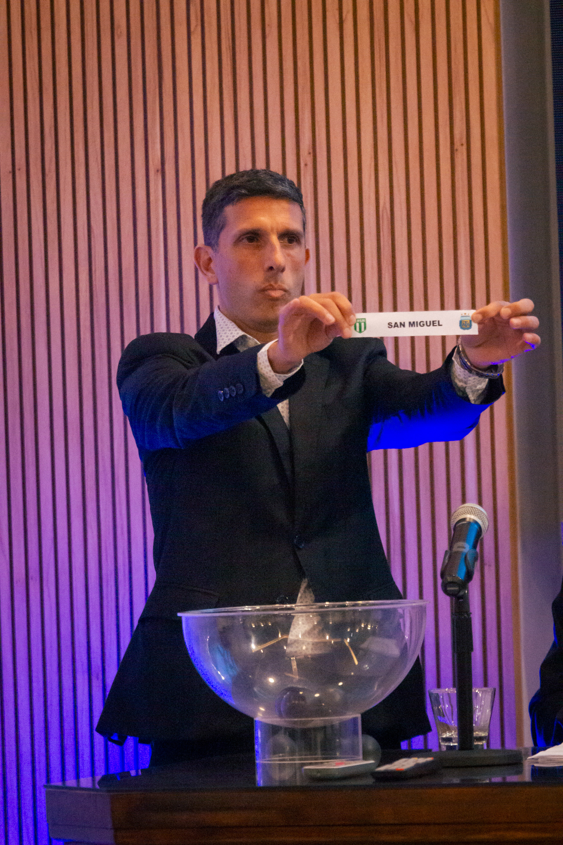 San Miguel es sorteado en el fixture de la Primera Nacional 2024. El 3 de enero de 2024 en la Ciudad Autónoma de Buenos Aires, Argentina.