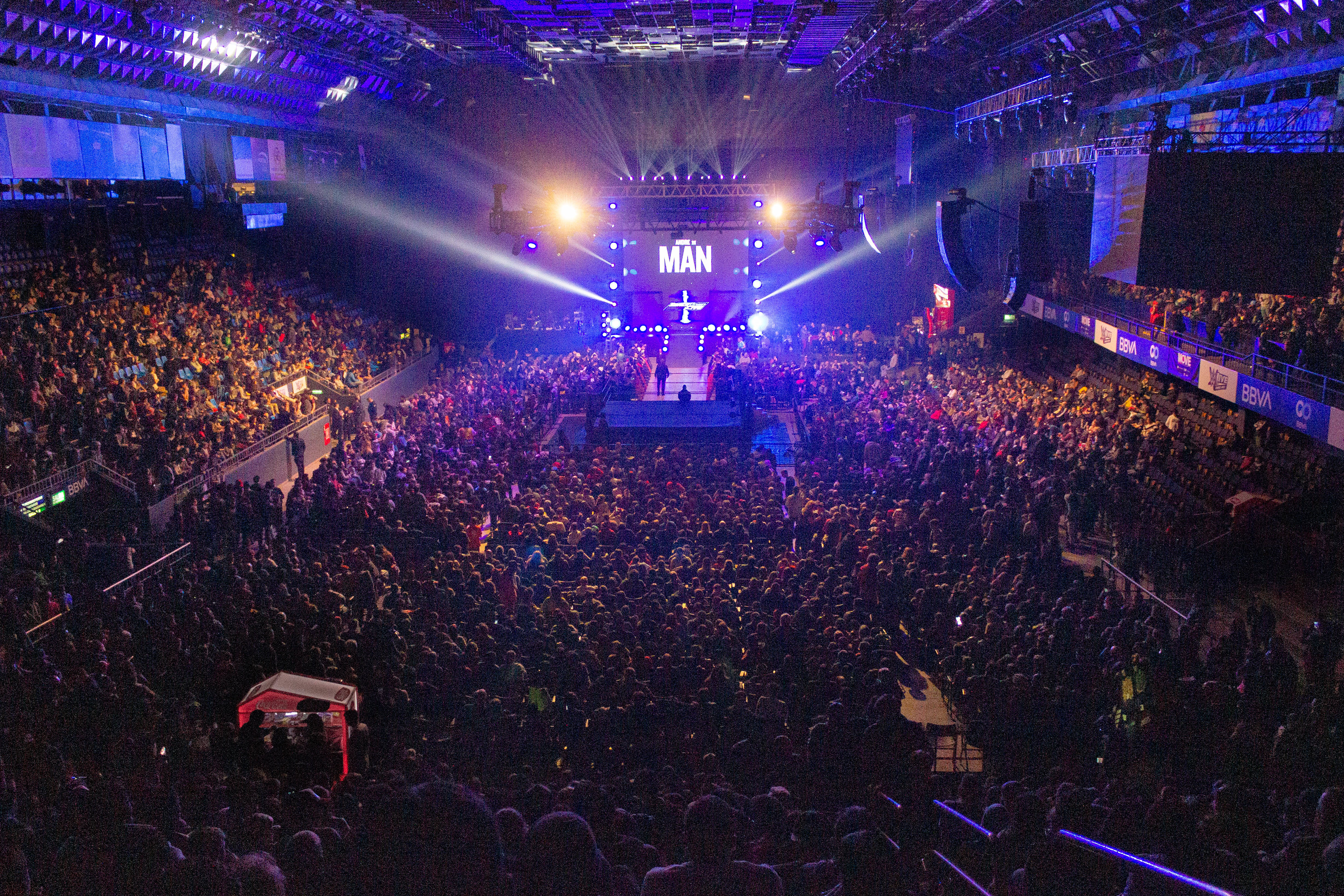 El Luna Park durante el receso de la mitad del show del WWE Live Buenos Aires, en Argentina el 6 de septiembre de 2019