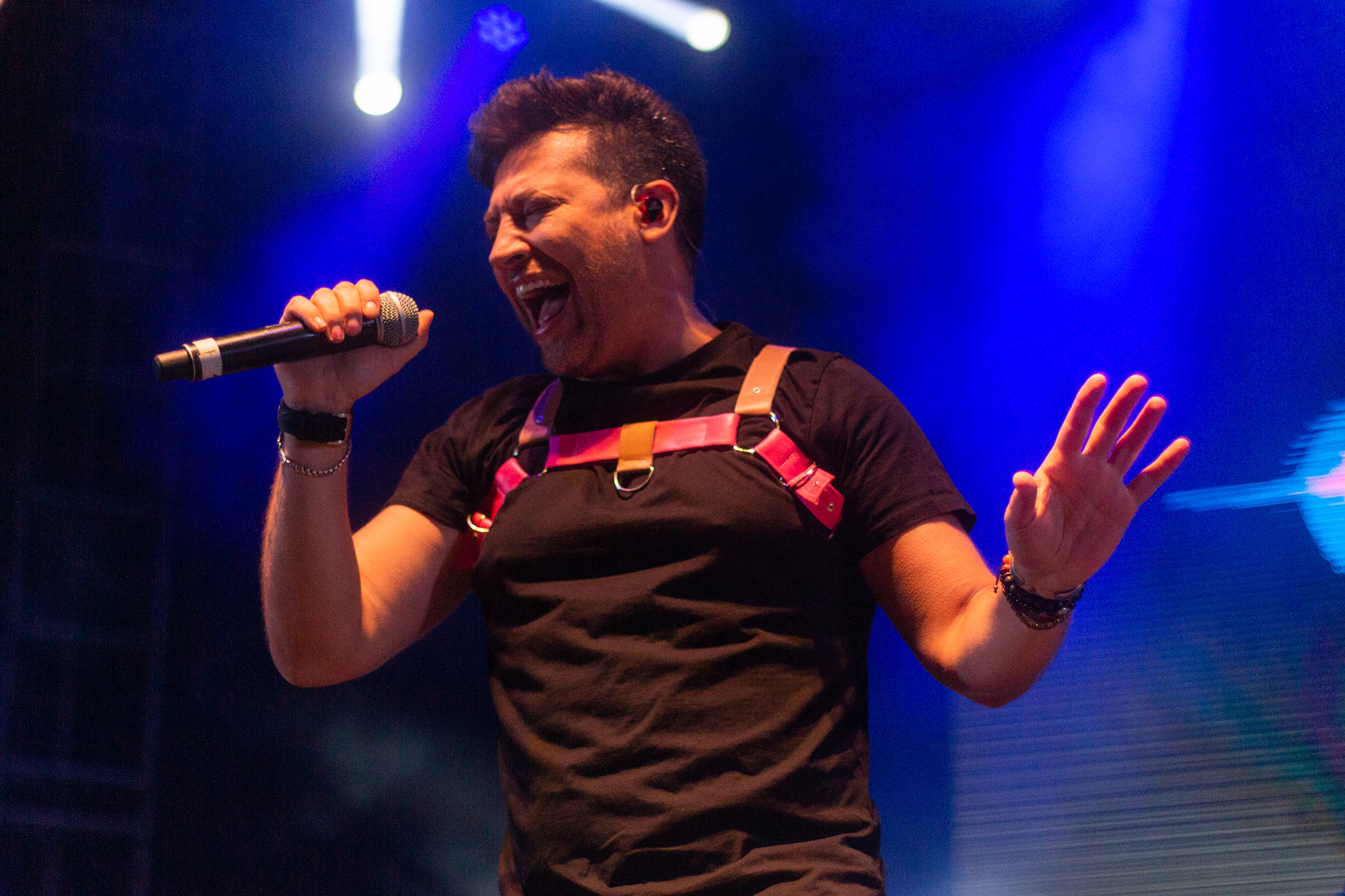 Pablo Ruiz en la XXXI Marcha del Orgullo de Buenos Aires, Argentina el 5 de noviembre de 2022