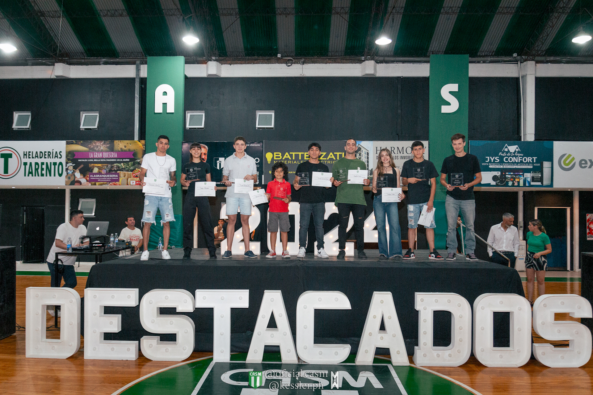 Cierre de actividades del Club San Miguel y reconocimiento a sus deportistas destacados en 2024.