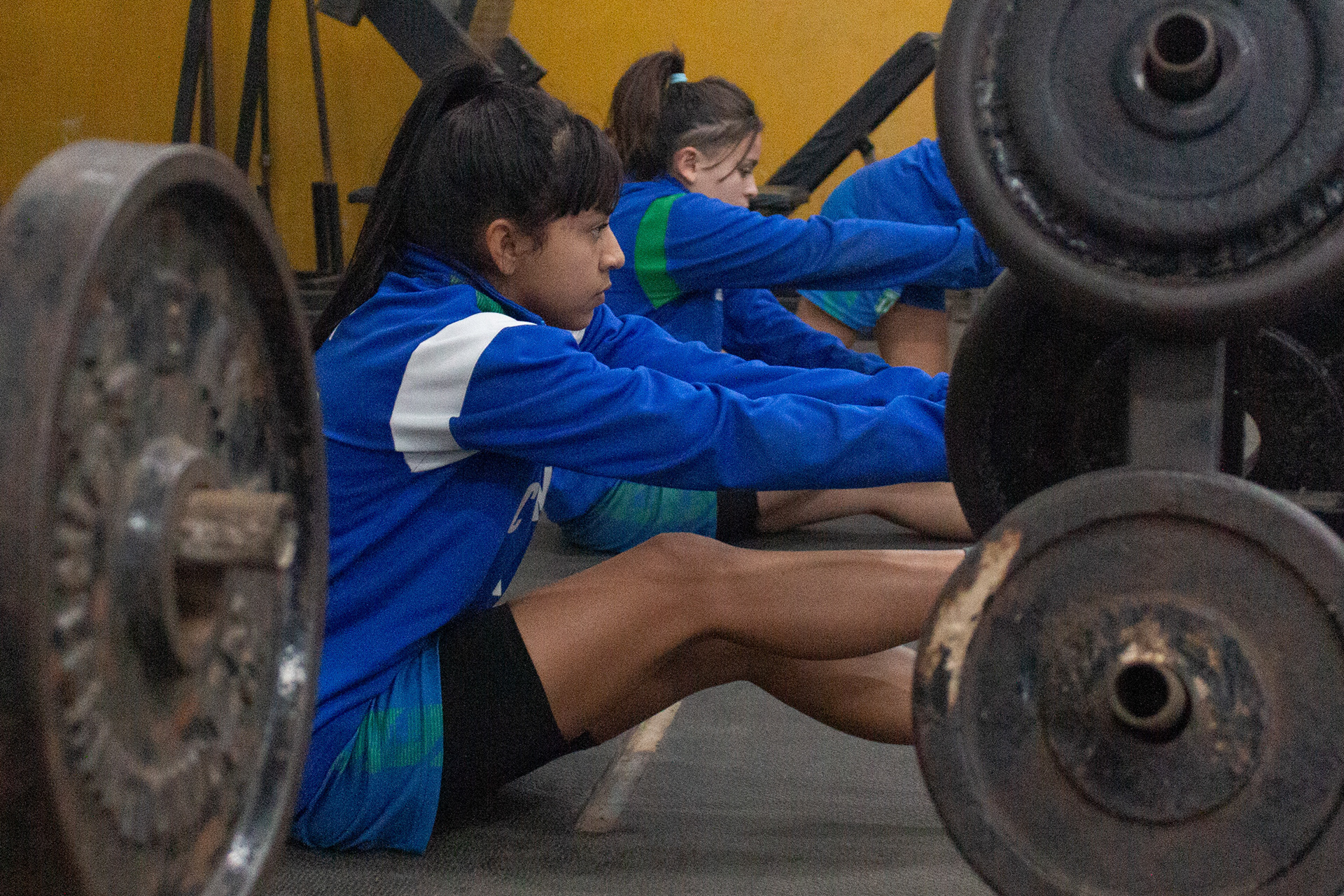 Entrenamiento de la primera división del femenino de San Miguel en el Club Los Cedros de Los Polvorines, Buenos Aires, Argentina el 27 de junio de 2023