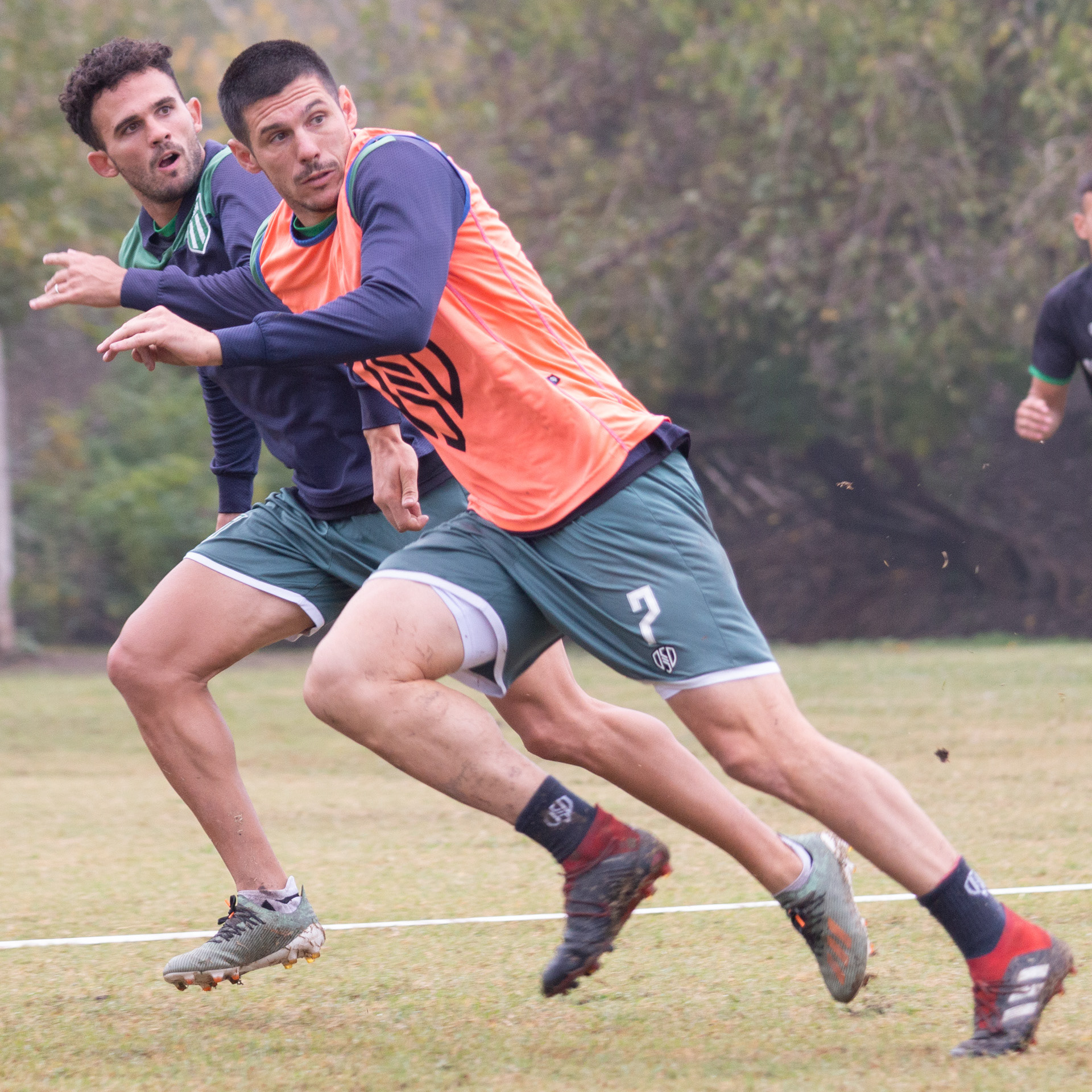 Entrenamiento de la primera división del masculino de San Miguel en el Club Regatas de Bella Vista, Buenos Aires, Argentina, el 26 de abril de 2023.