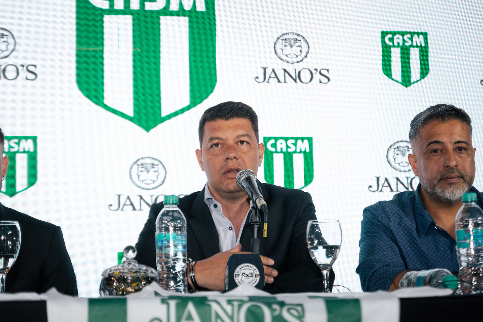 Presentación de Sebastián Battaglia como director técnico de San Miguel.
