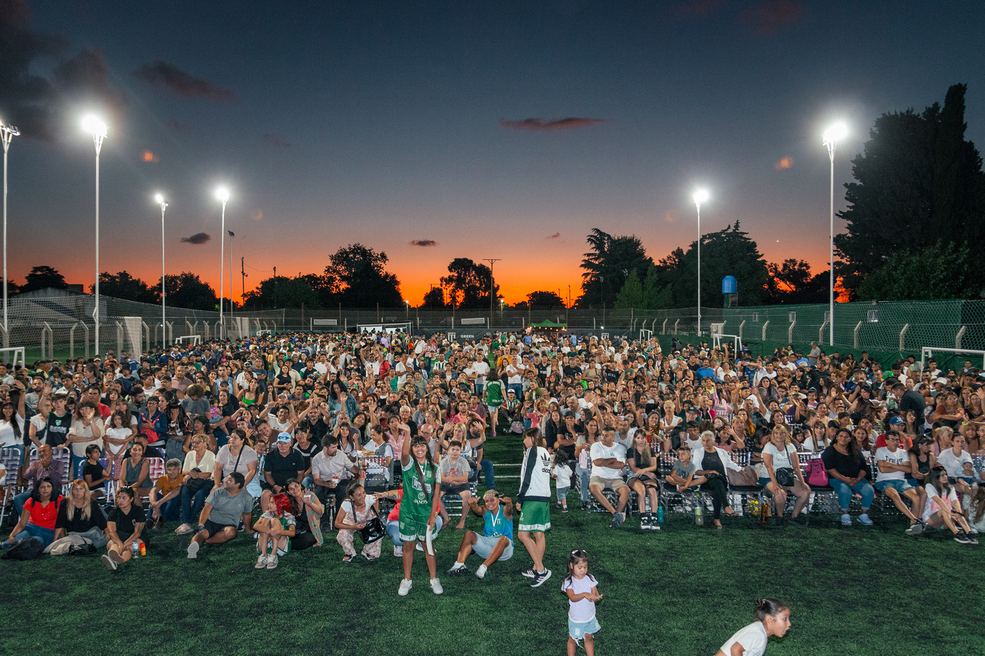 Inauguración de 3 canchas de césped sintético en el Complejo Olímpico Malvinas Argentinas del Club Atlético San Miguel.