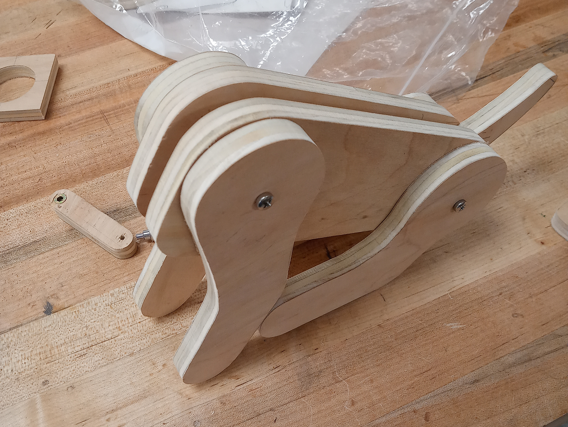 Assembled before staining
