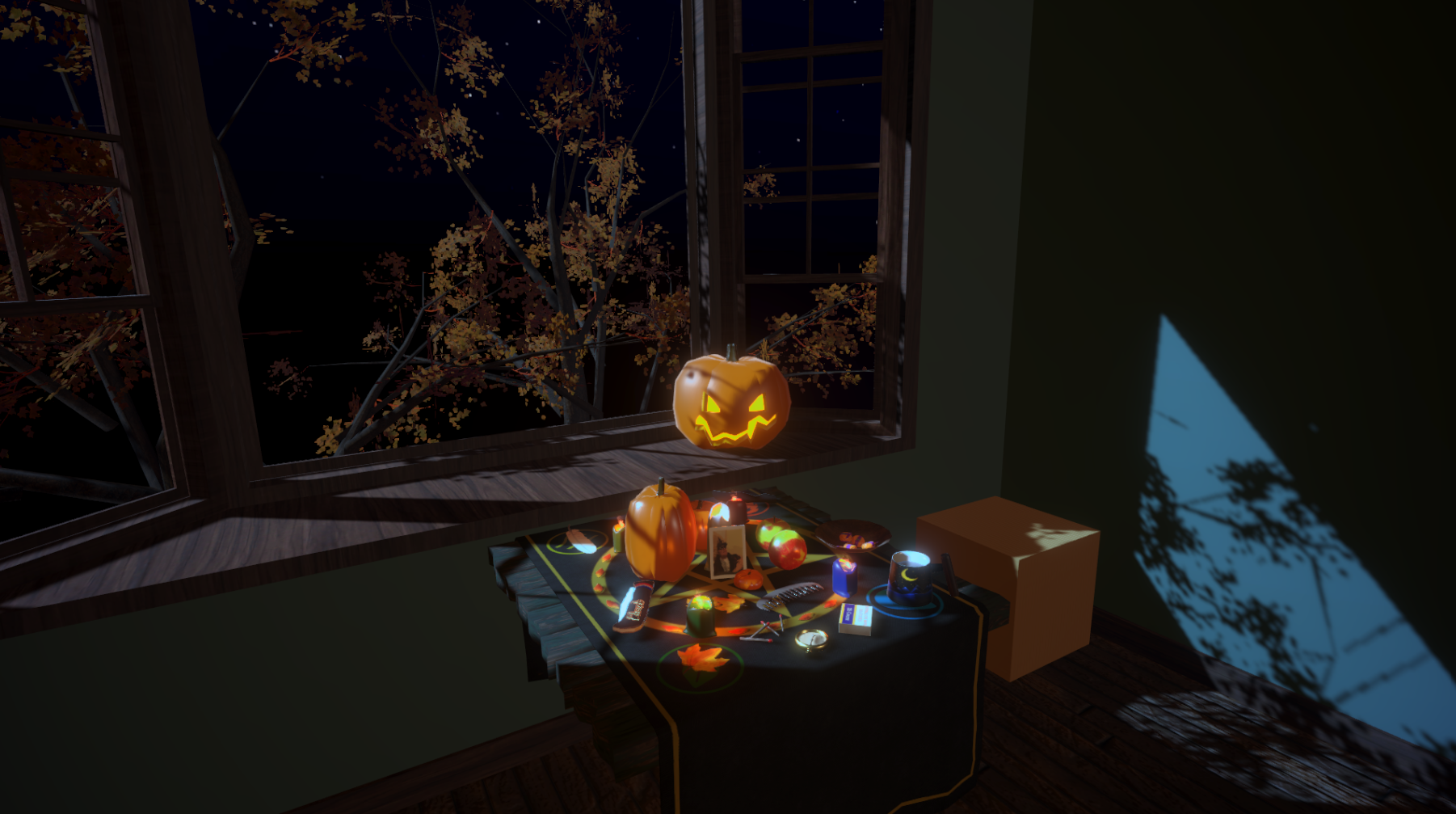 Completed table set up in room