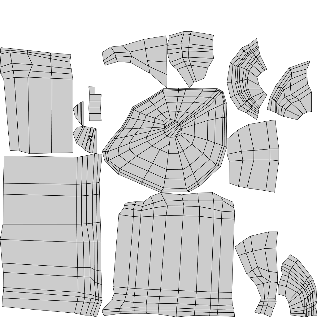 Unwrapped UVs