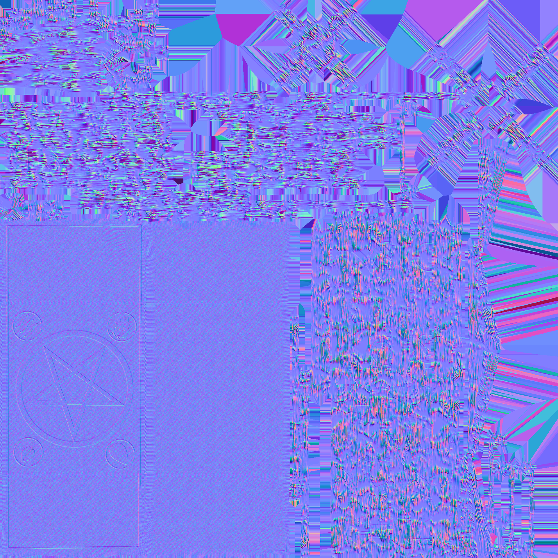 Normal Map created using Substance Painter