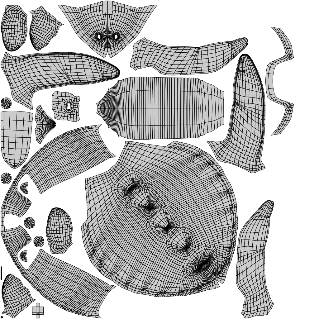 UV layout for Turtle