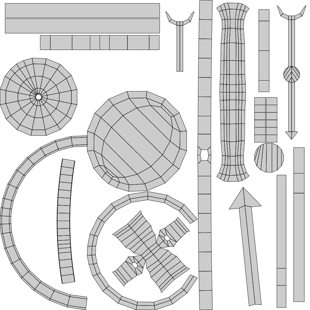 Unwrapped UVs