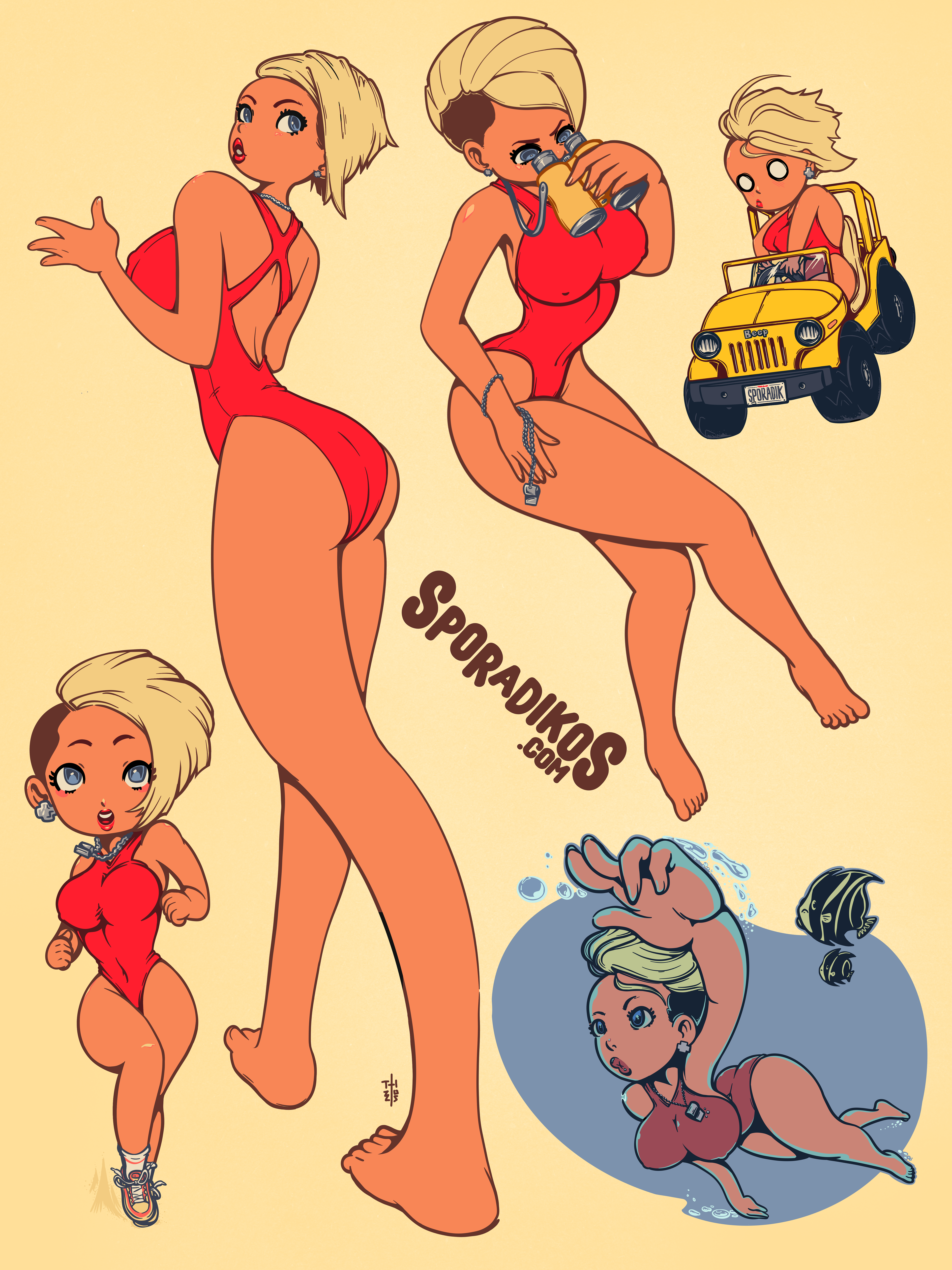 Lifeguard Collage by Sporadikos