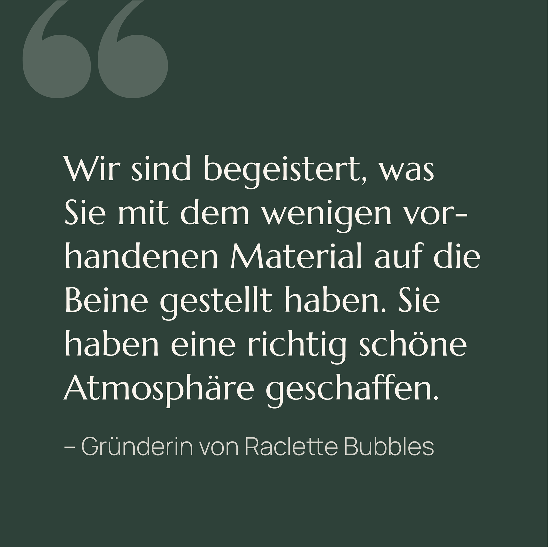 Kundenstimme