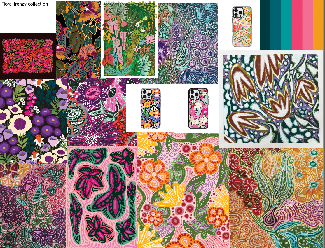 Floral Frenzy Mood Board