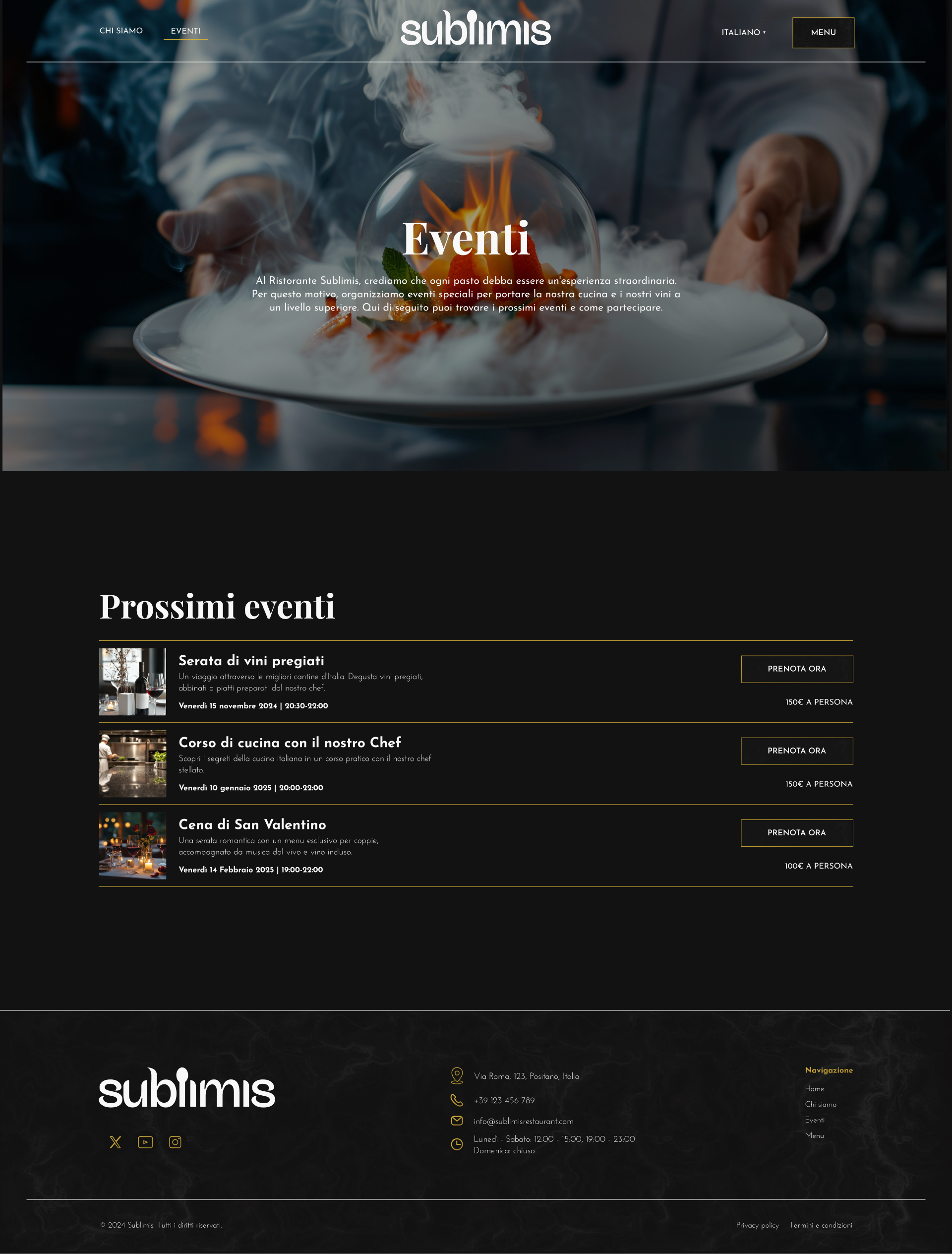 events page