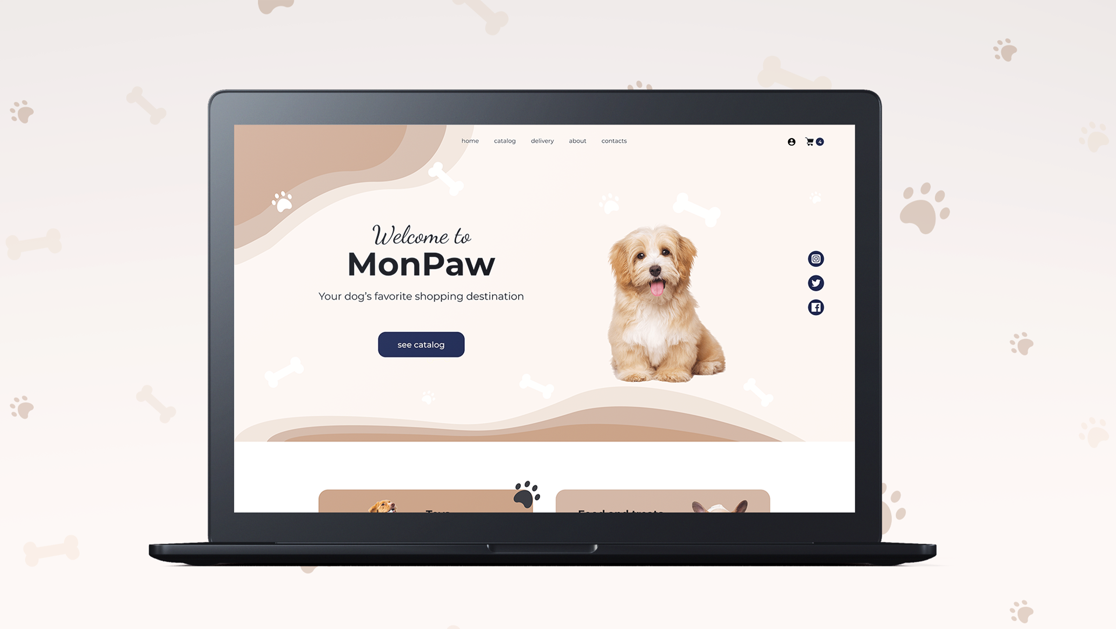 Monpaw mockup