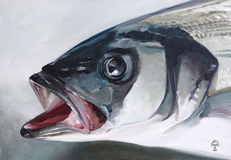 Réf. H-15.010 - Tête de Bar. Huile sur toile 55x38 cm - 850 €