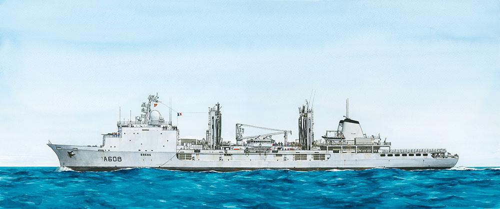 Réf. A-14.001 - Portrait du BCR Var. Aquarelle 86x31 cm