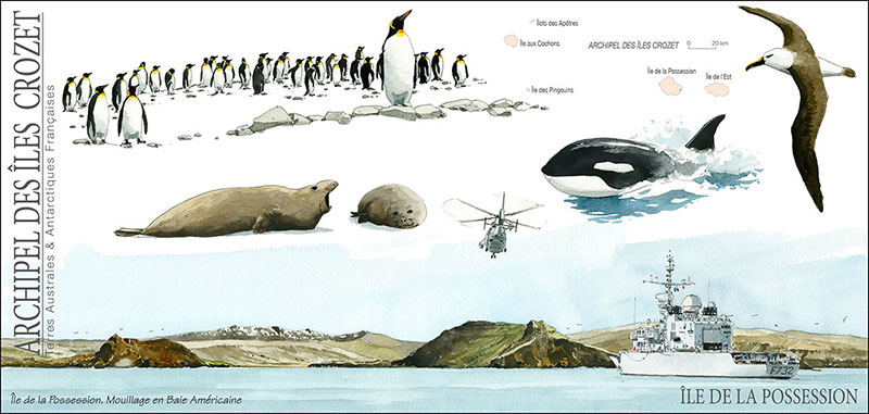 Île de la Possession. Mouillage en Baie Américaine