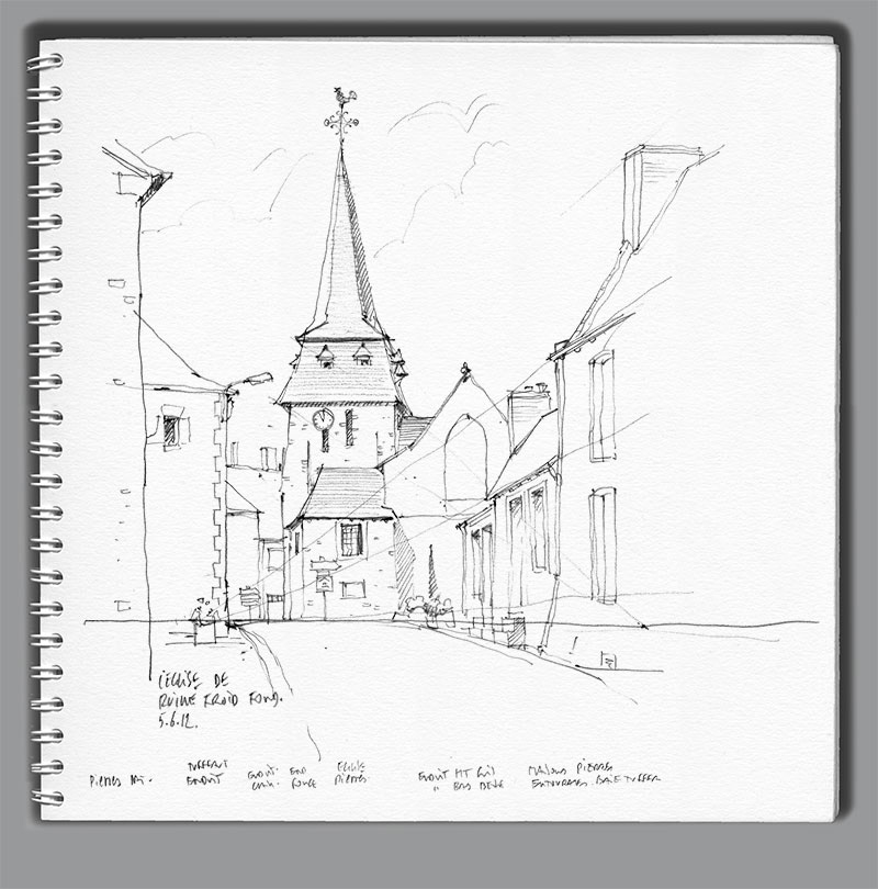 L'église de Ruillé-Froids-Fonds (53)