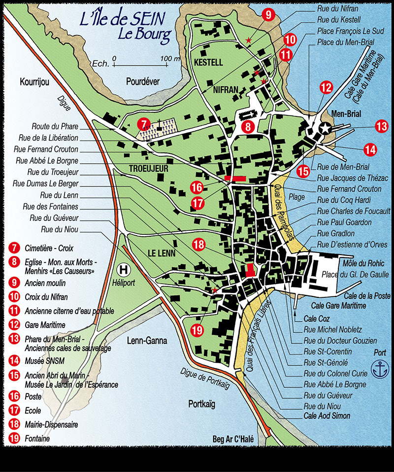 Bourg de l'Île de Sein