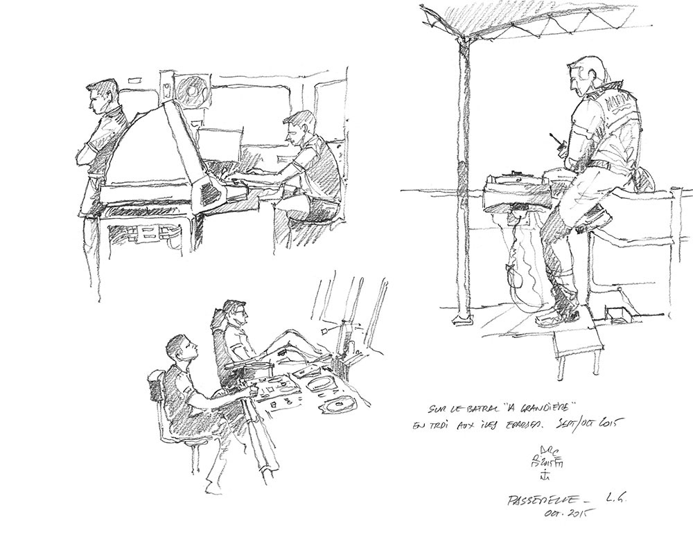 Crayonné 6 - A la passerelle