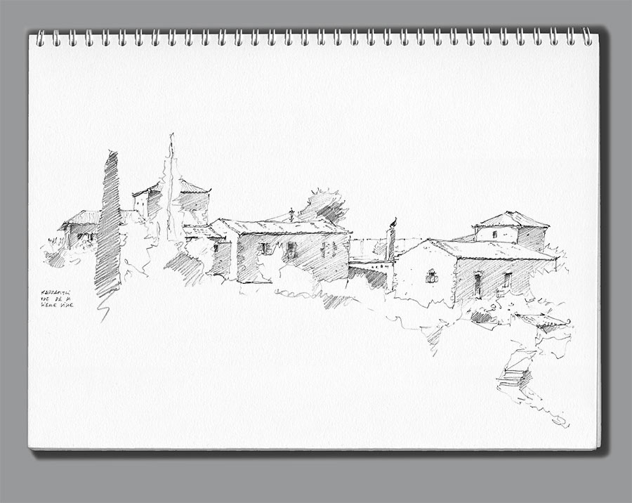 Kardamili, Grèce. la vielle ville