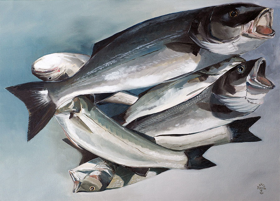 Réf. H-15.011 - Les Bars. Huile sur toile 61x46 cm - 1200 €